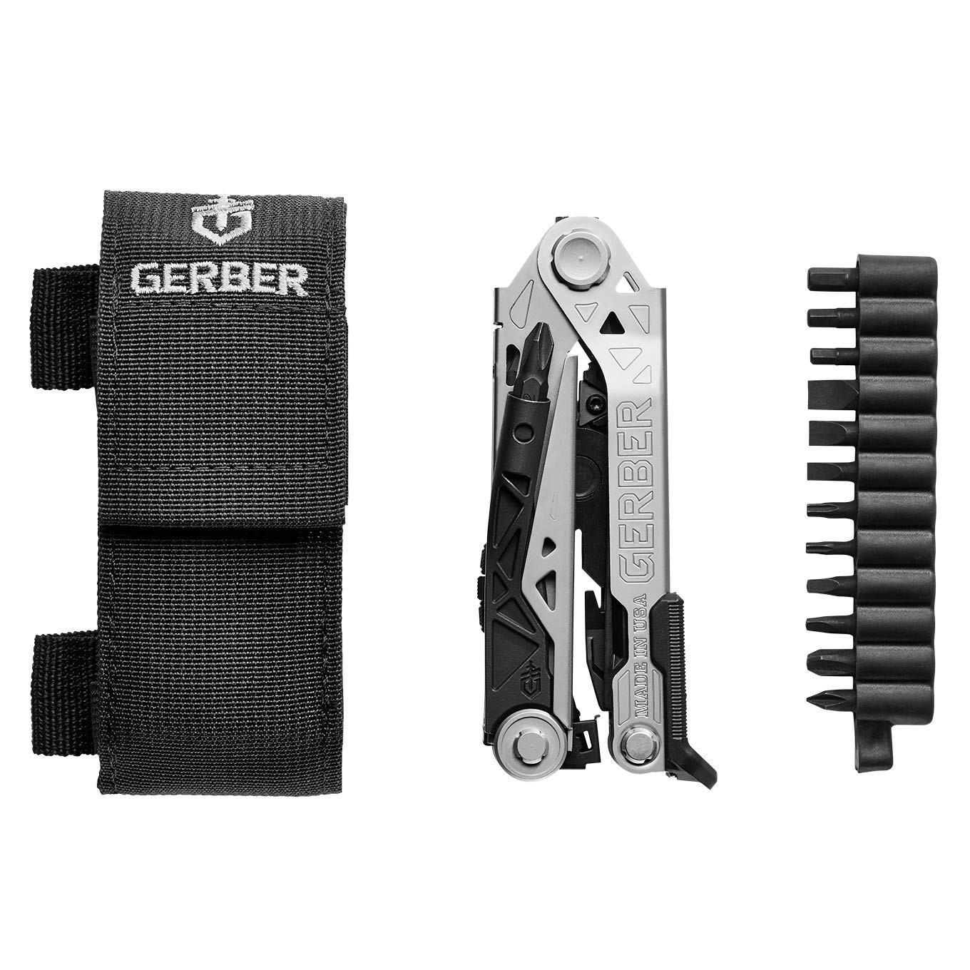 Gerber Gear Center-Drive Multitool - Includes 3.25” Outboard Knife, Pliers, Pry