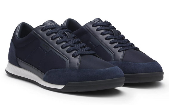 HUGO BOSS MENS SHOES DARK BLUE NITAN TXSD 50548864401
