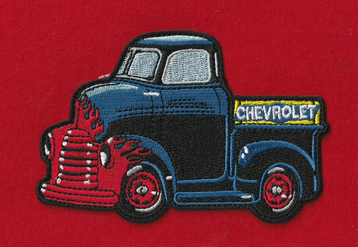 Embroidered Patch for 1948-1953 Chevrolet COE Cab Over Engine Pickup Truck USA