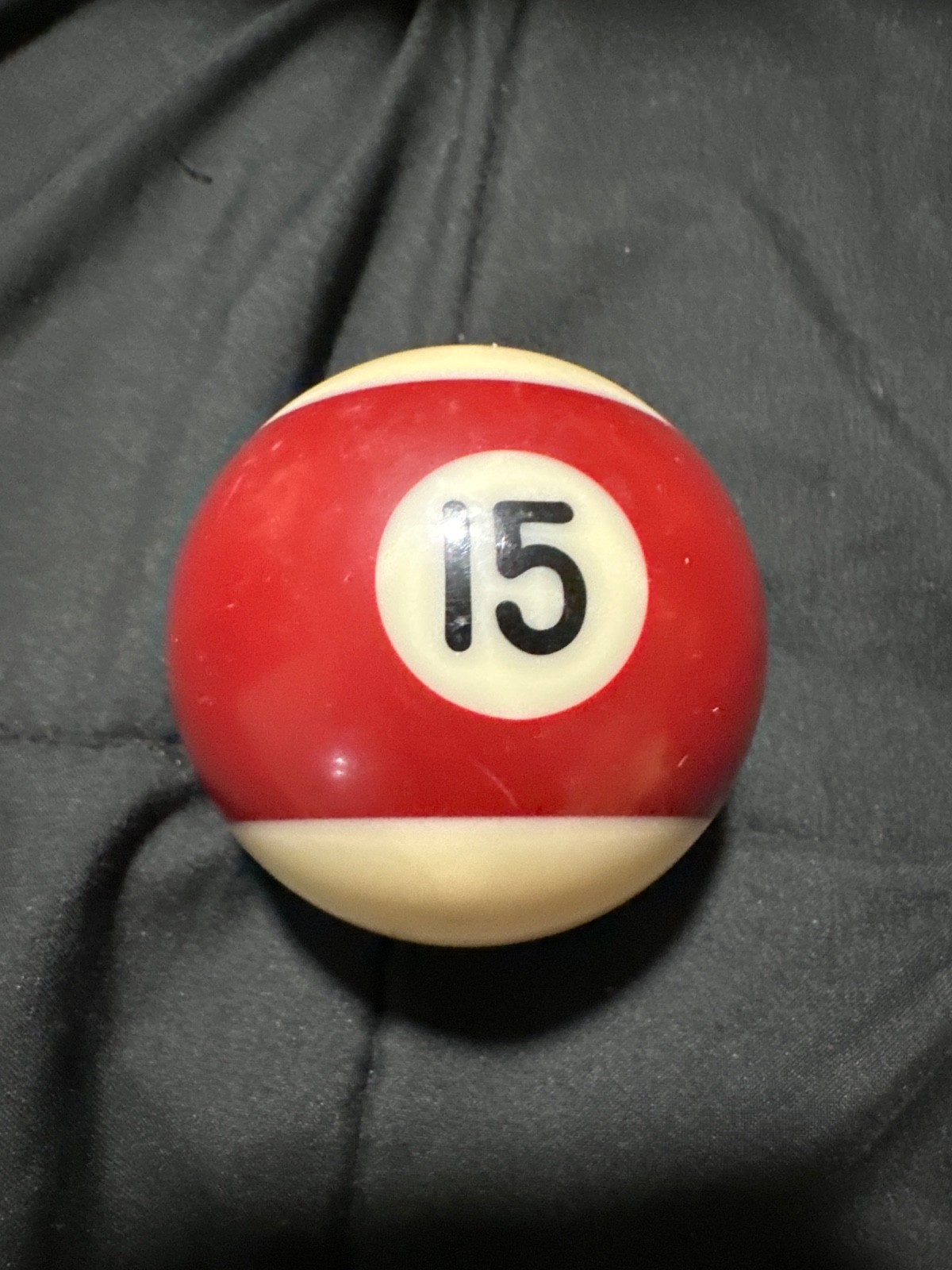 Replacement Billiard Pool Ball vintage burgundy 15