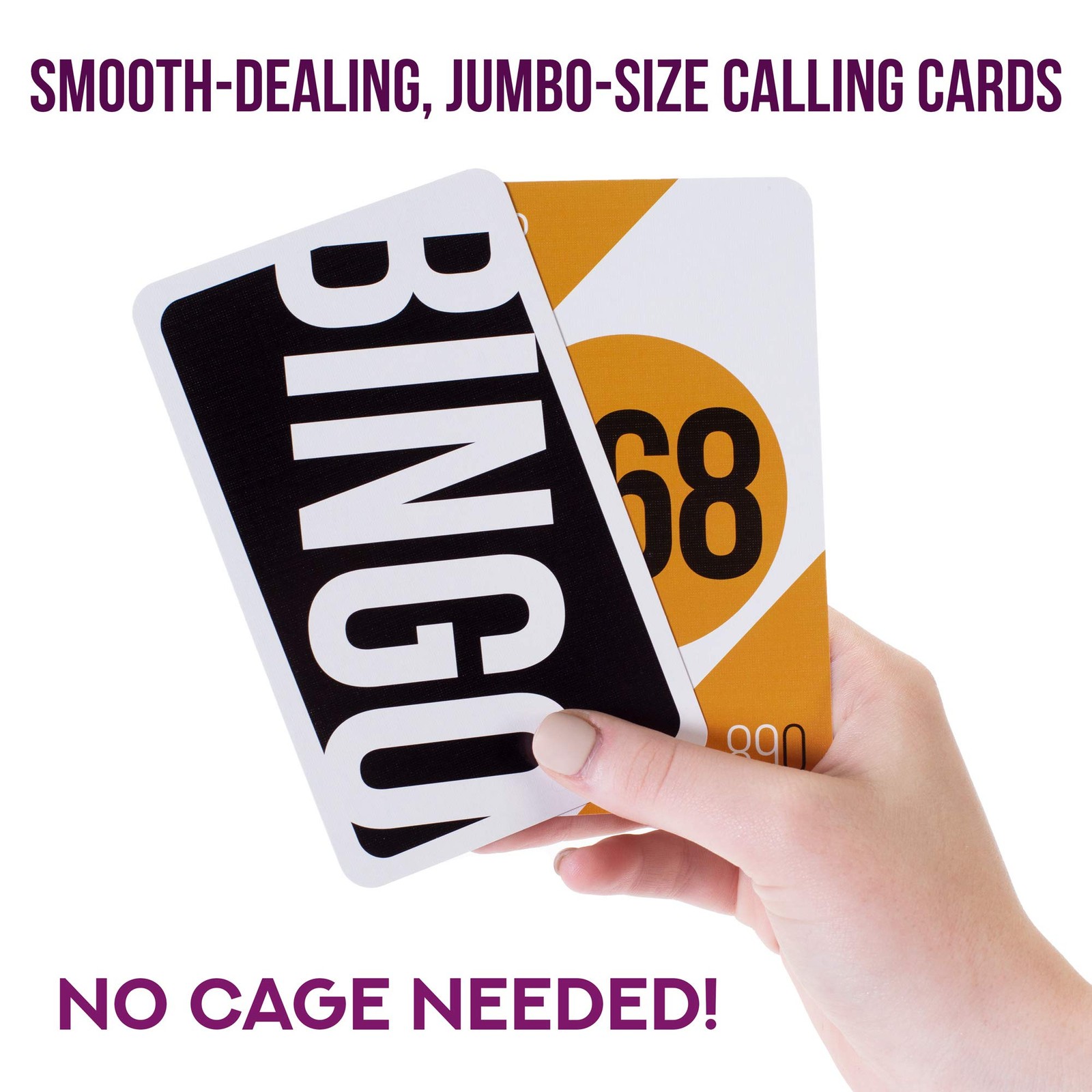 Royal Bingo Jumbo Calling Cards - Pack of 84 - High Large, Multicolor