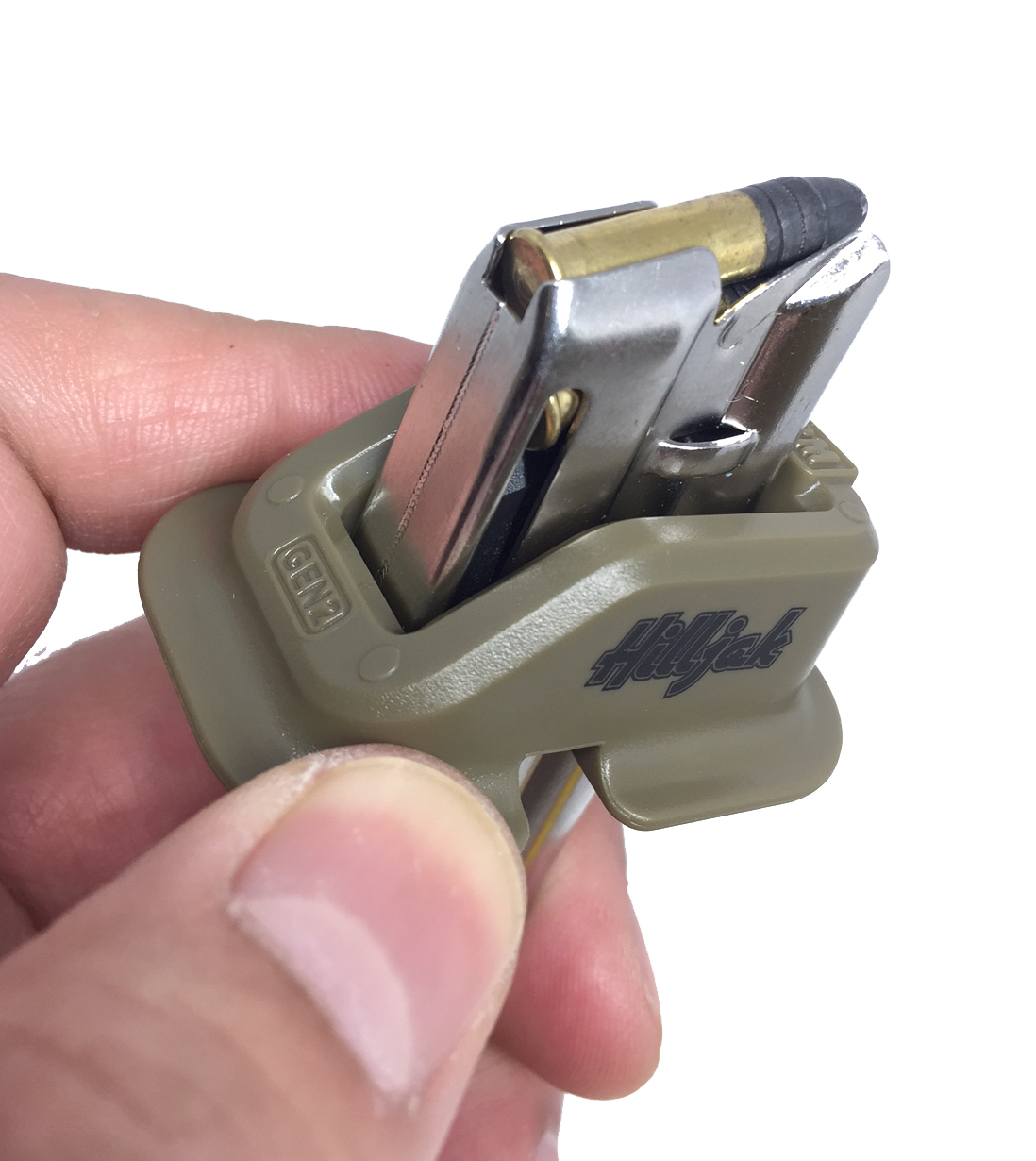Ruger SR22 Magazine Quickie Loader, Hilljak Gen Quickie Loader LRM - Dark Earth