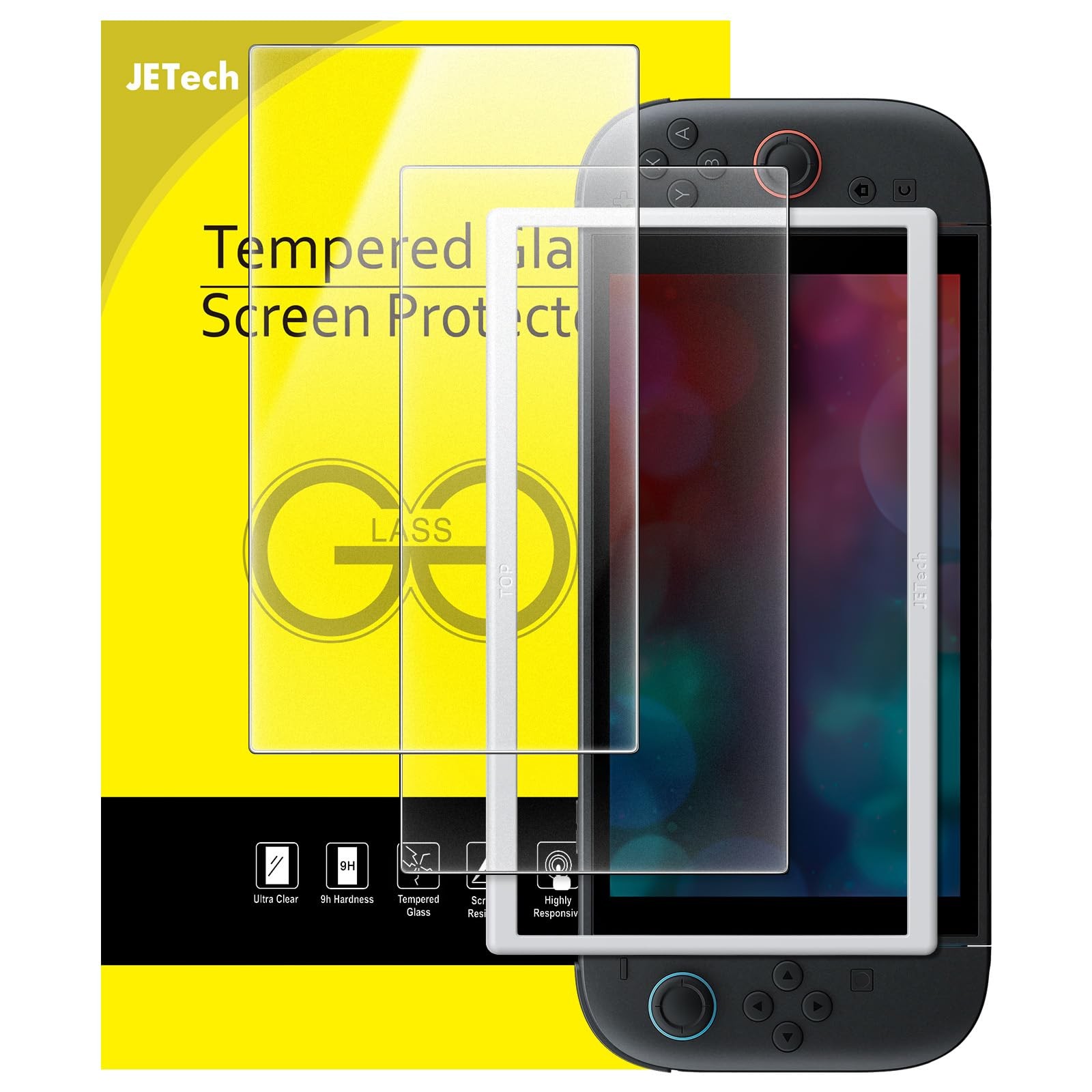 JETech Matte Screen Protector for Nintendo Switch 2 2025, Anti-Glare, 2-Pack