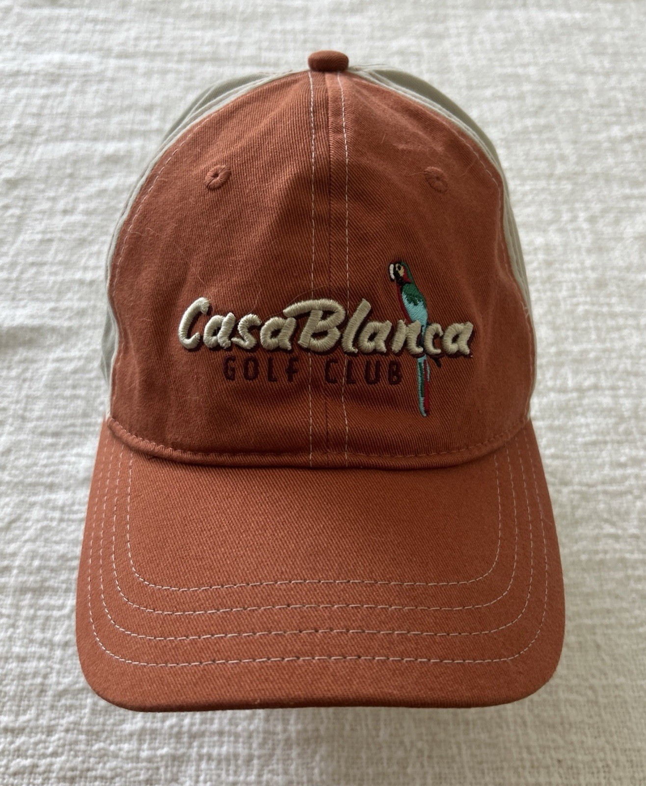 Casa Blanca Golf Club A-Flex S/M Burnt Orange Cap Hat Mesquite NV Pukka Headwear