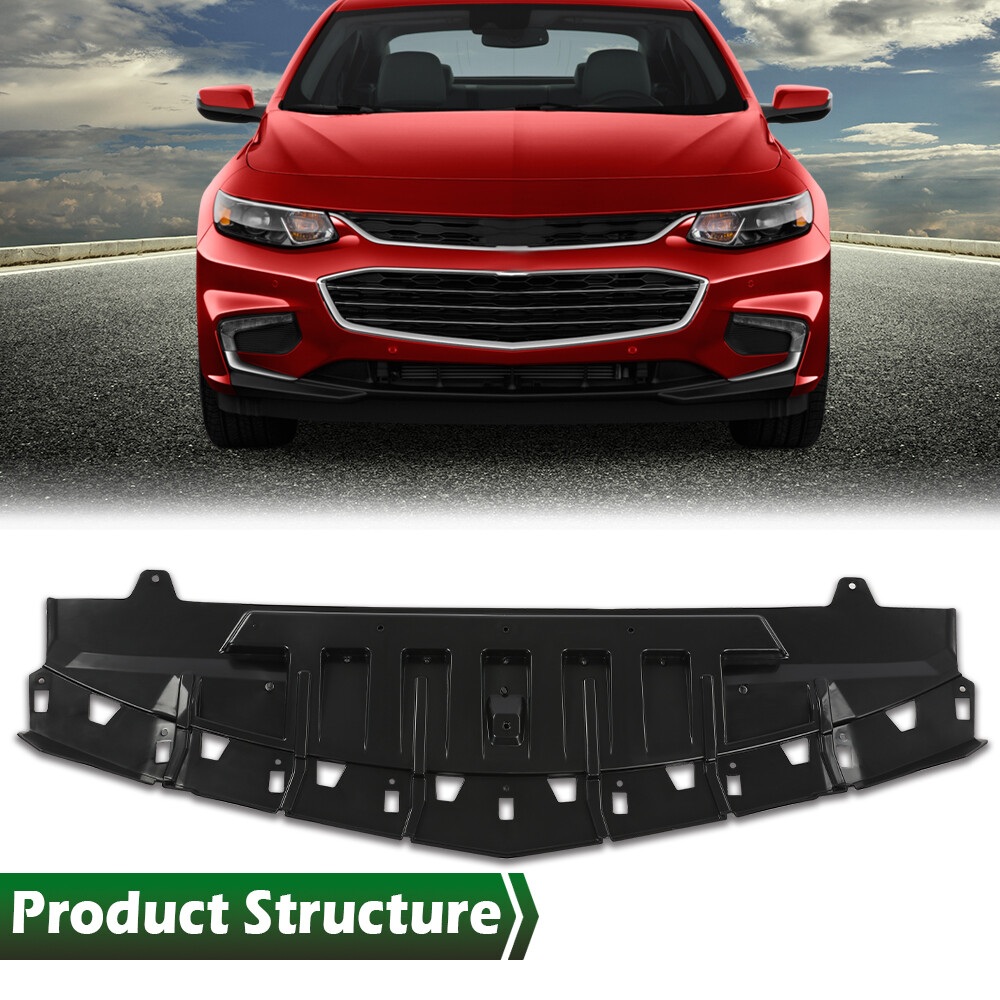 Fit For 2016-2019 Chevrolet Malibu Front Engine Splash Shield Under Cover Black