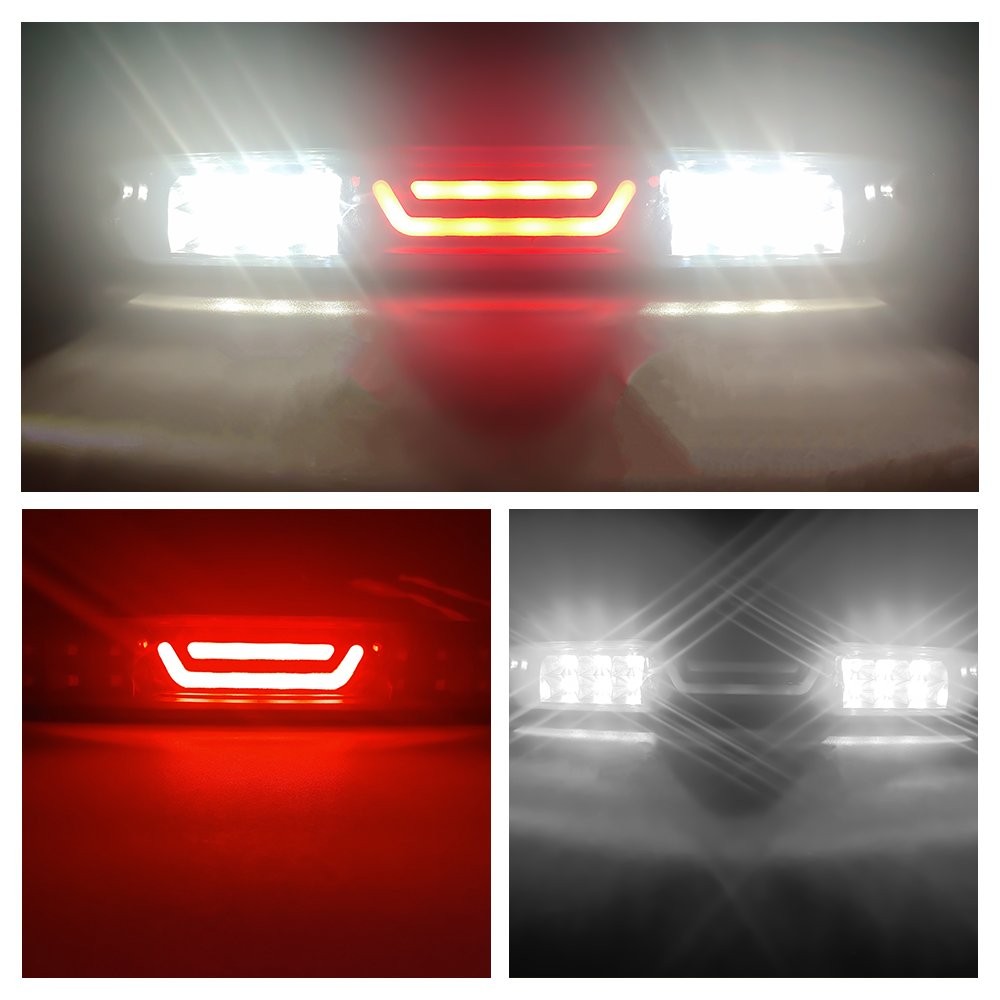 Smoke LED 3rd Third Brake Light Cargo Lamp For 07-13 Chevy Silverado Bright EAG