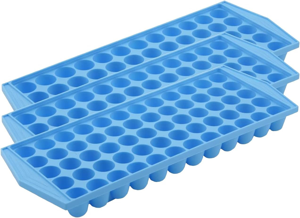 Arrow Mini Ice Cube Trays, 3Pk - 60 Mini Spaces per Tray - Easy to Use, Stackabl