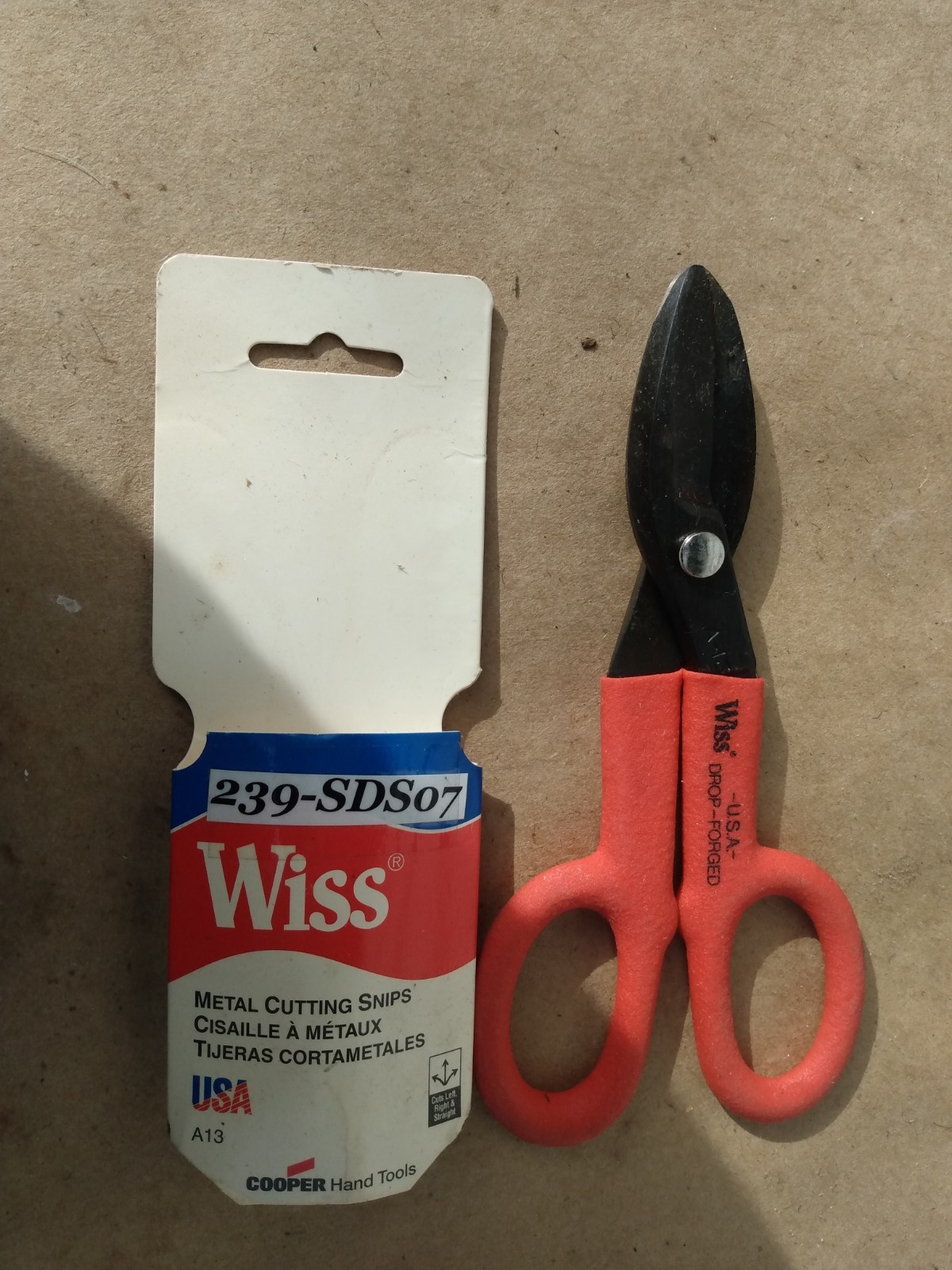 Wiss A13 Tinsmith's Sheet Metal Snips- USA