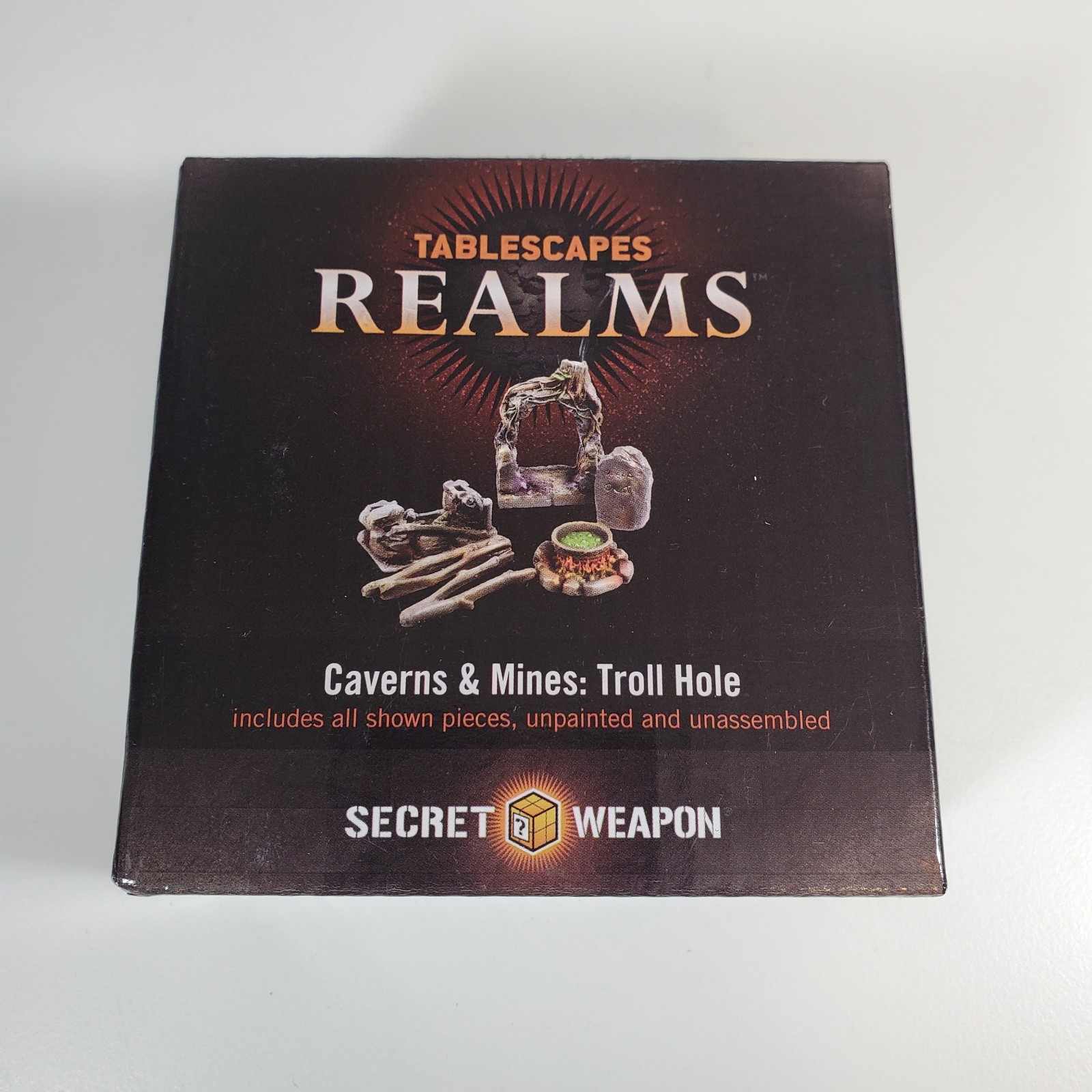 Tablescape Realms Caverns & Mines Troll Hole Scret Weapon D&D Dungeons Dragons