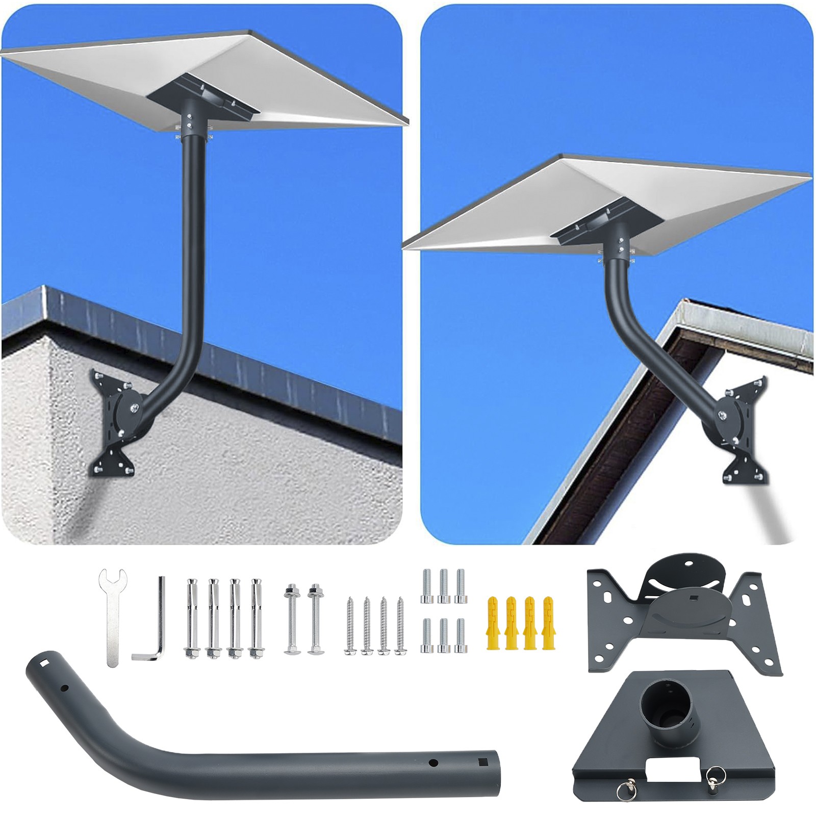 Starlink Gen 3 Mount 360° Adjustable Mounting Kit V3 For Roof Exterior Wall