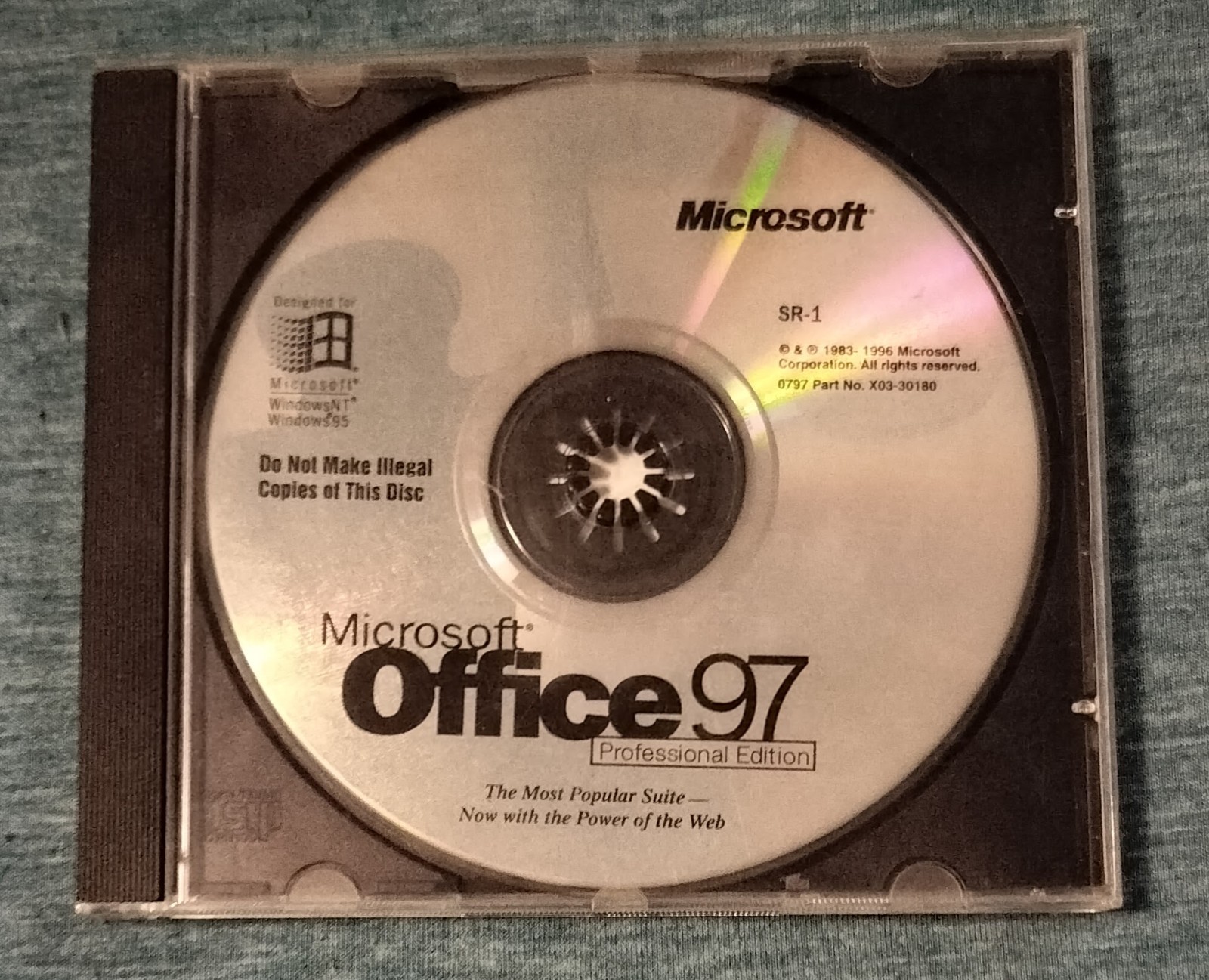 Microsoft Office 97 Professional Edition with CD Key Preowned Good Condition