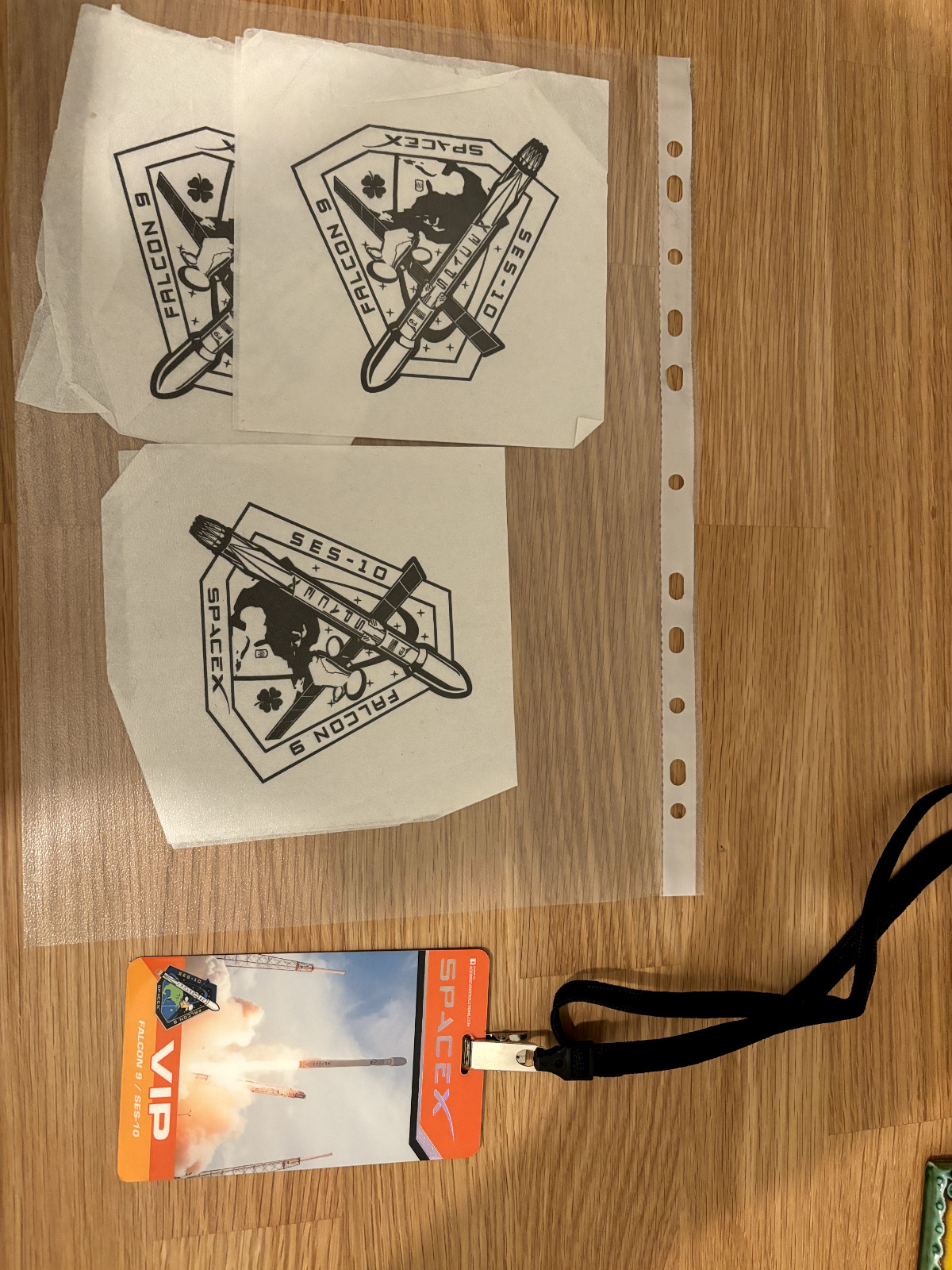 SpaceX SES-10 Mission Afterparty Memorabilia