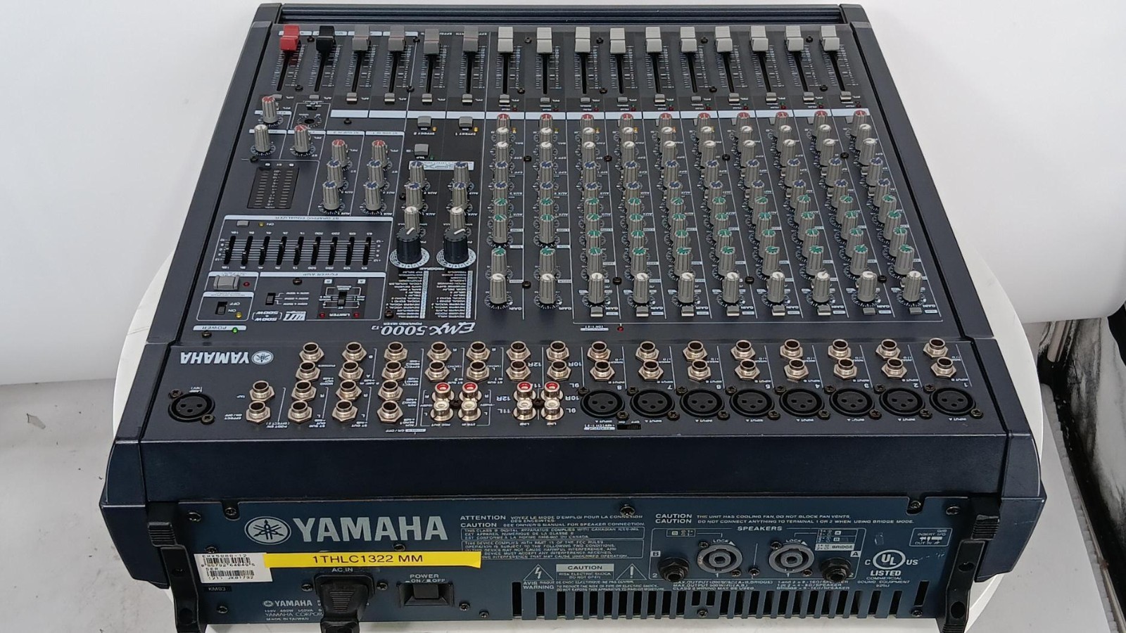 Yamaha EMX5000-12 Professional 12-Channel Powered Mixer–Fully Tested-6-month WRT