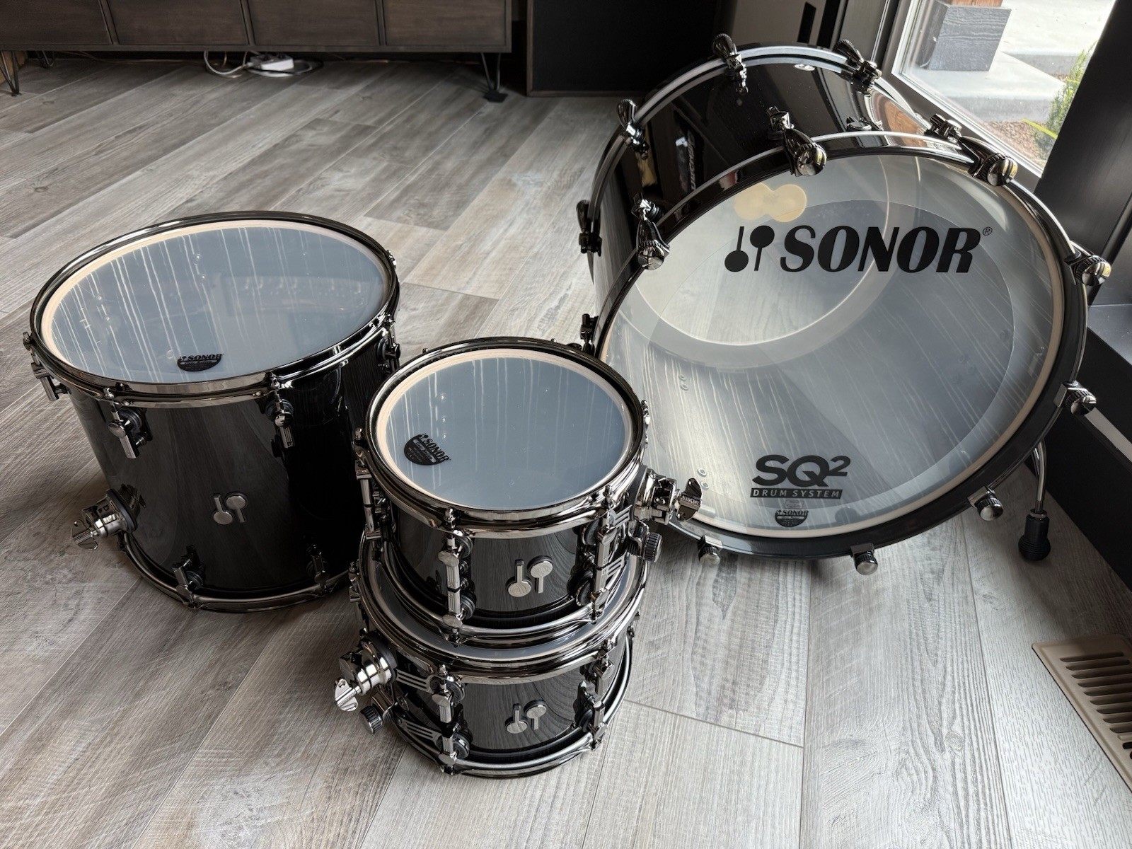 Sonor SQ2 Heavy Maple 10 12 16 22 Drum Set