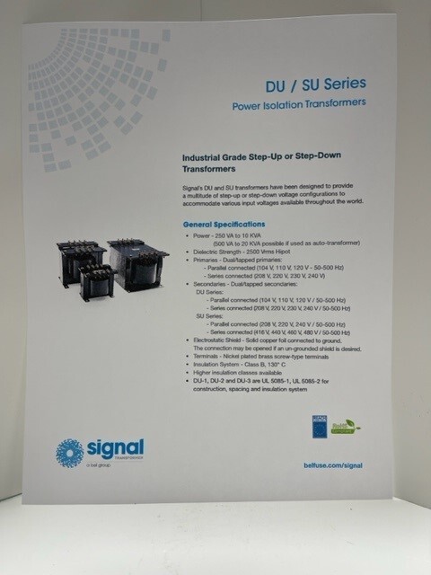Signal Transformer SU-1/4 Control Transformer