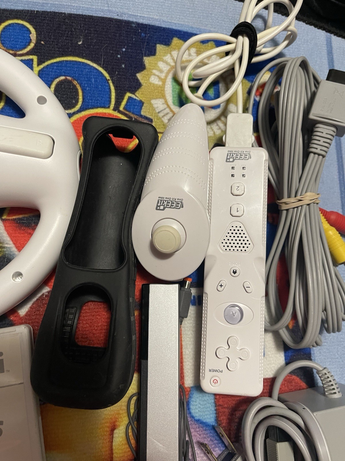 Nintendo Wii Console - White Backwards Compatibility W/ Wii Race Bundle