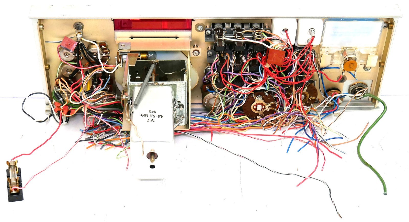 Drake TR-7 Front Panel w/ Switches / Dials + VFO Assembly + S Meter