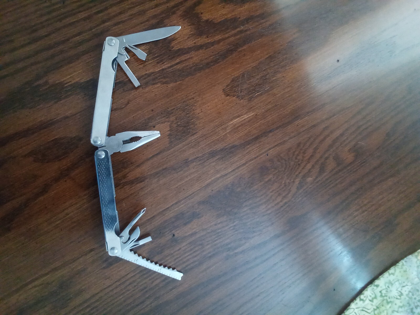 Stren Stainless Steel Multi Tool w Leather Belt Sheath Folding Pliers Rare