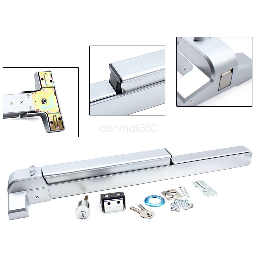 Door Push Bar Panic Heavy Duty Commercial Rim Exit Device Emergency Hardware New