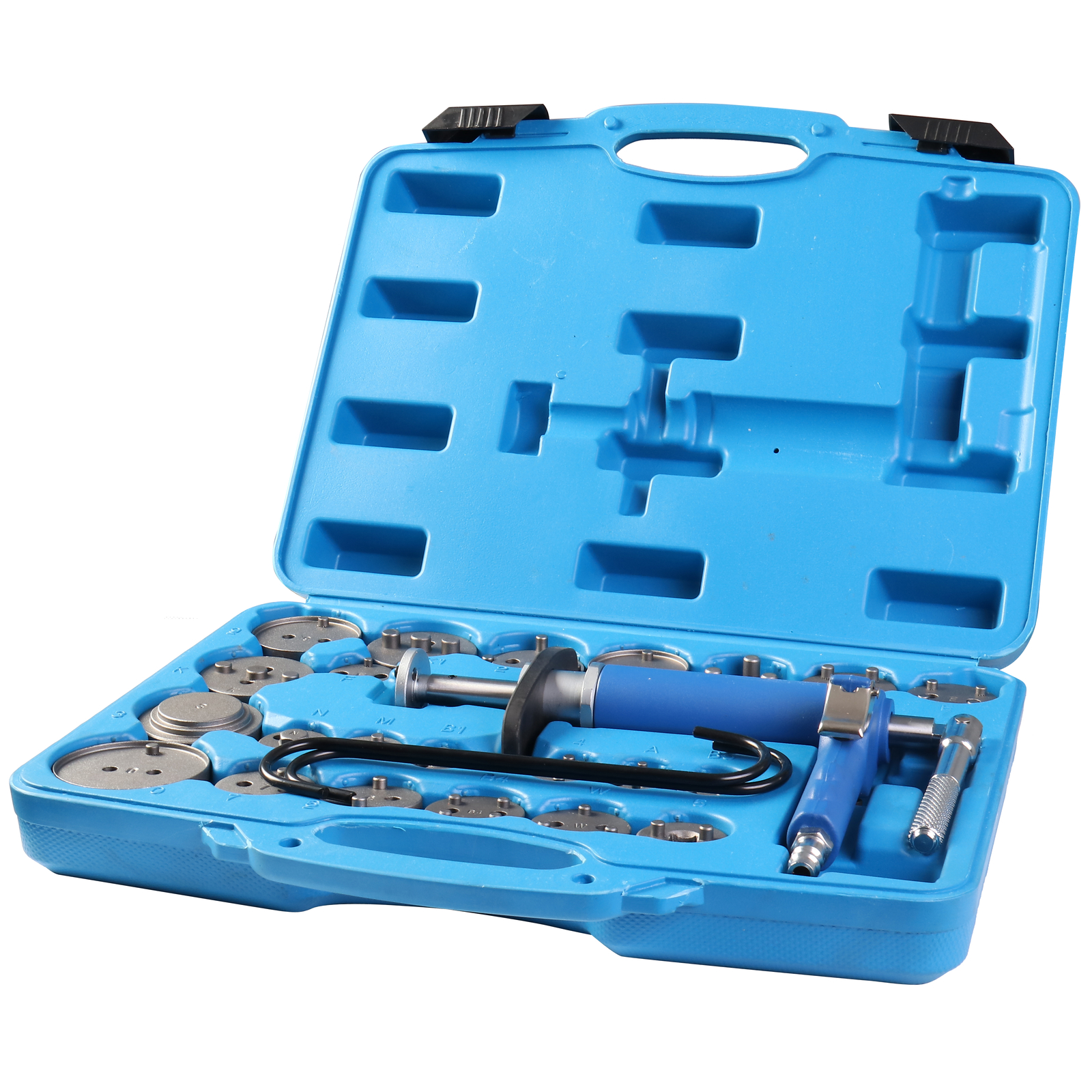 Pneumatic Disc Brake Caliper Piston Pad Compressor Wind Back Tool & Pair Gloves