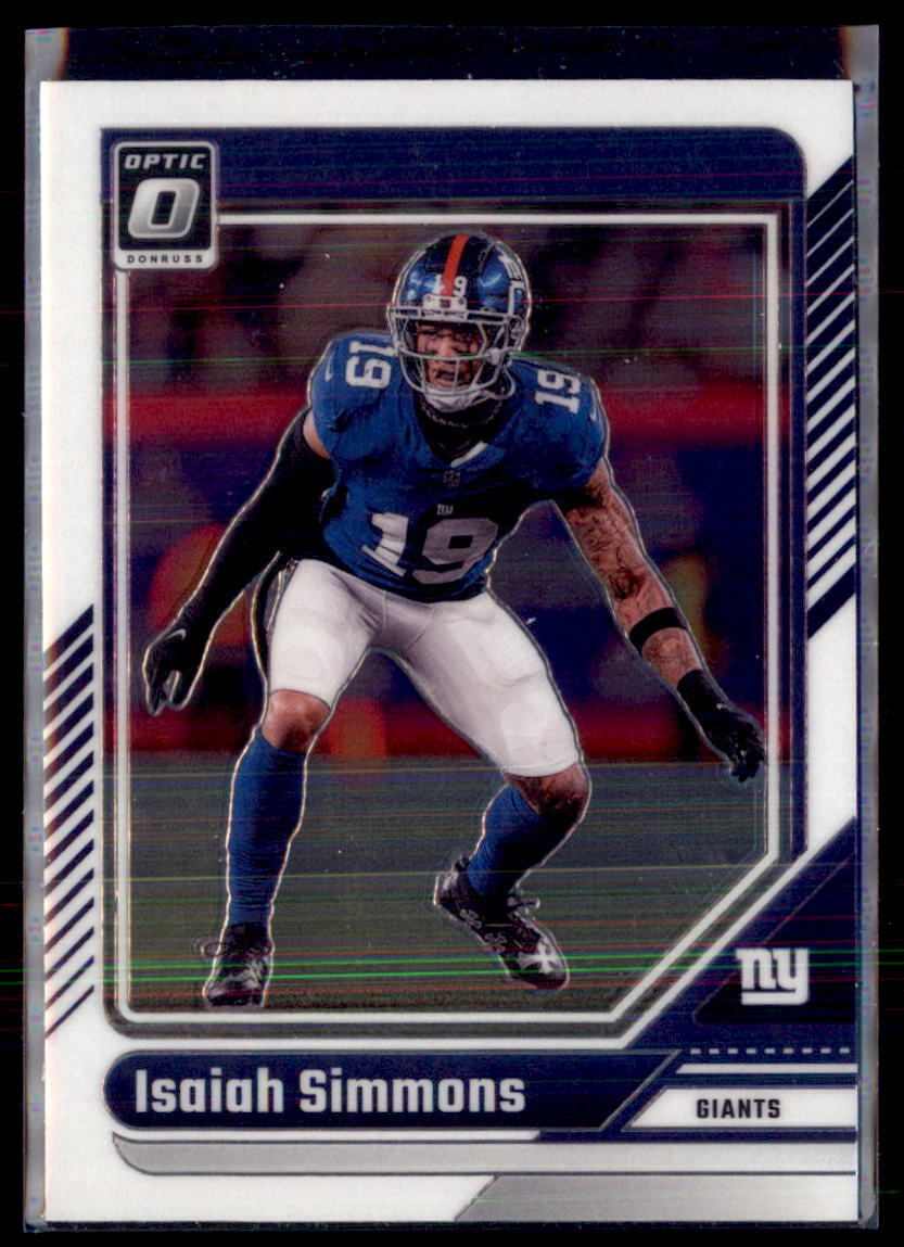 2024 Panini Optic  Isaiah Simmons  New York Giants #149  4 Card Lot