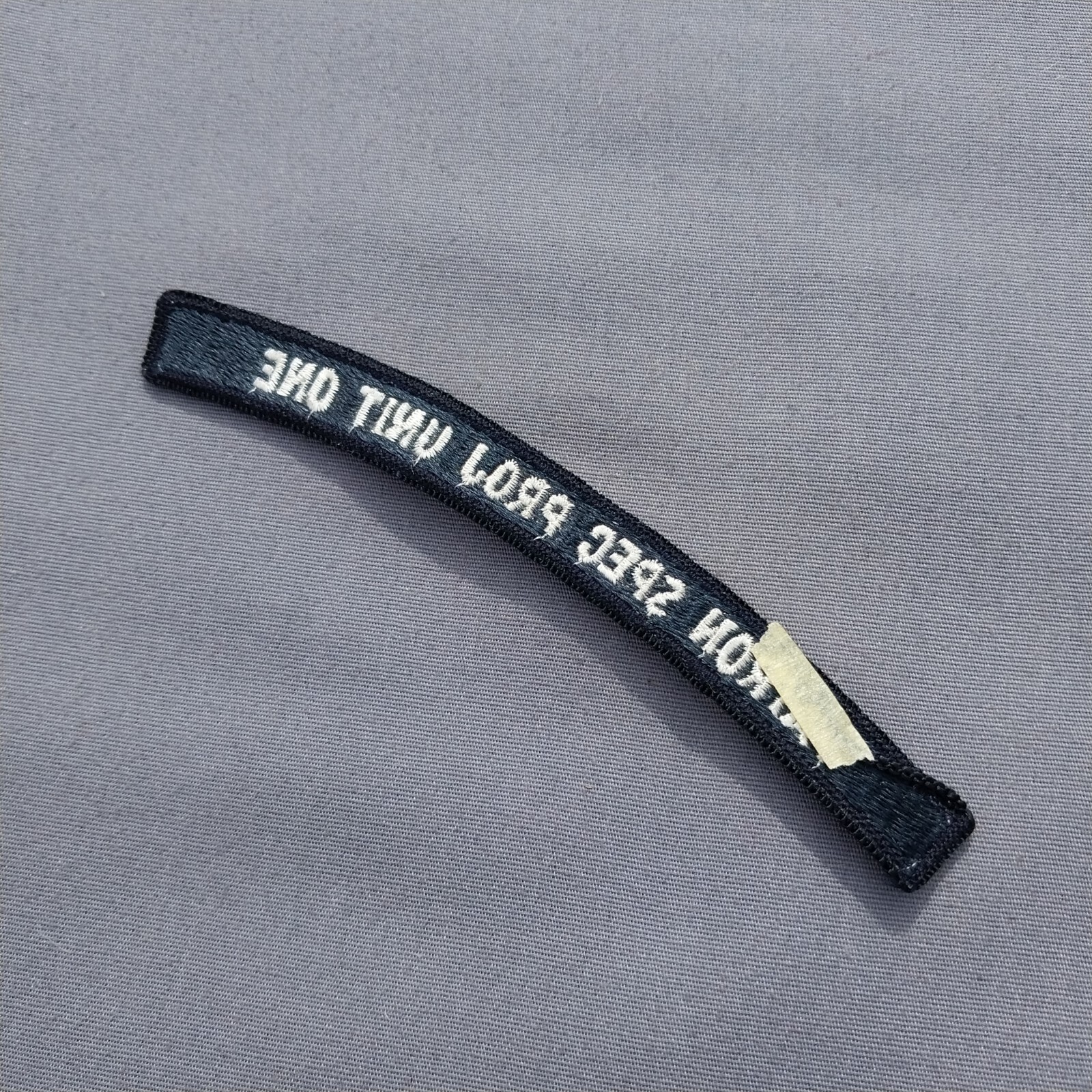 Patron Spec Proj Unit One Naval Tab Rocker Ribbon 5" Patch