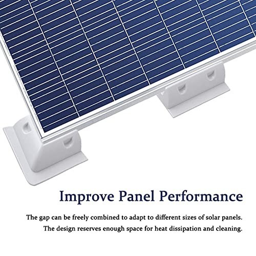 7-Piece Solar Panel Mounting Brackets - Drill-Free Corner Bracket for RVs, Boats