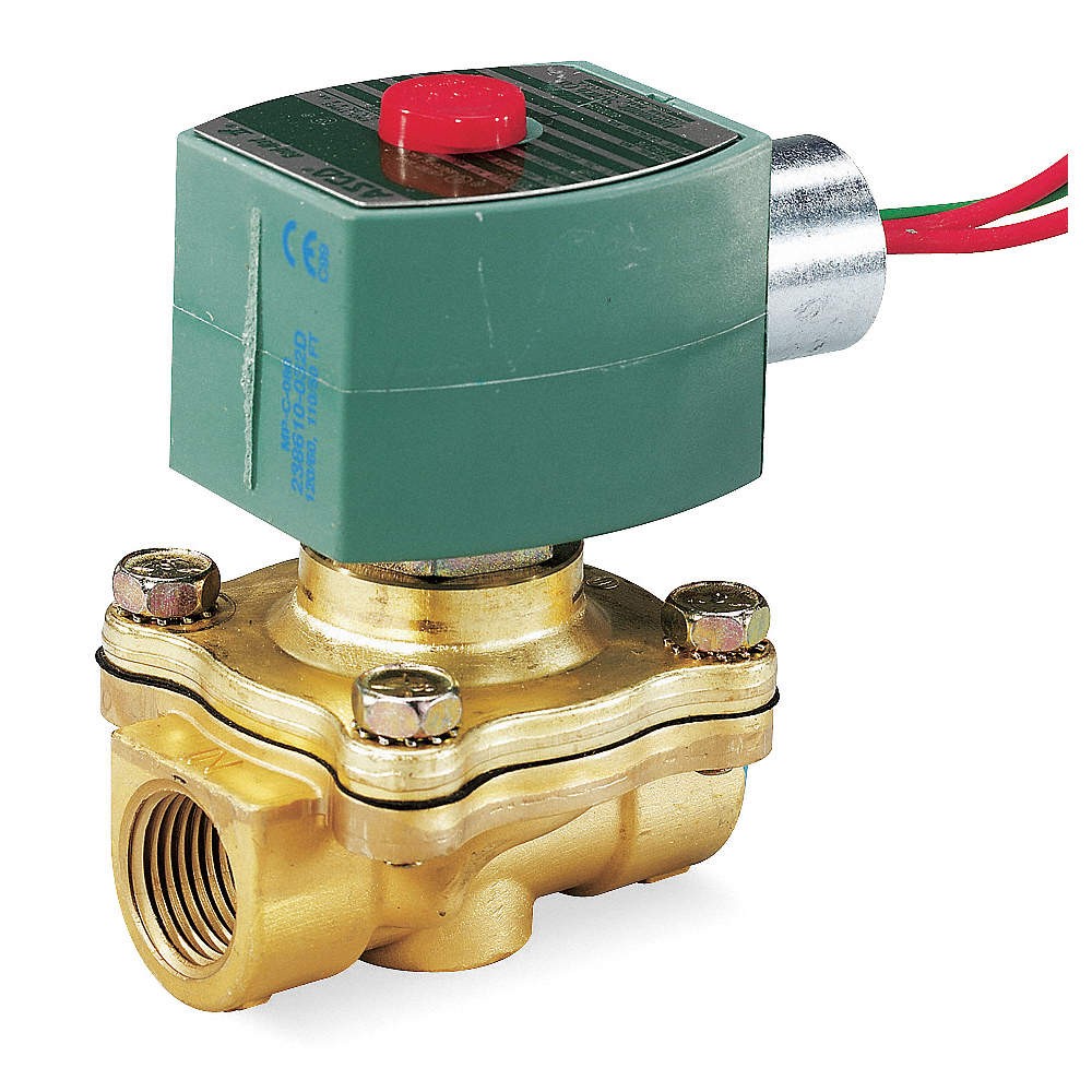REDHAT 8210G002LF 24/DC Solenoid Valve,1/2" Pipe,NBR Seal,24VDC 53AY24