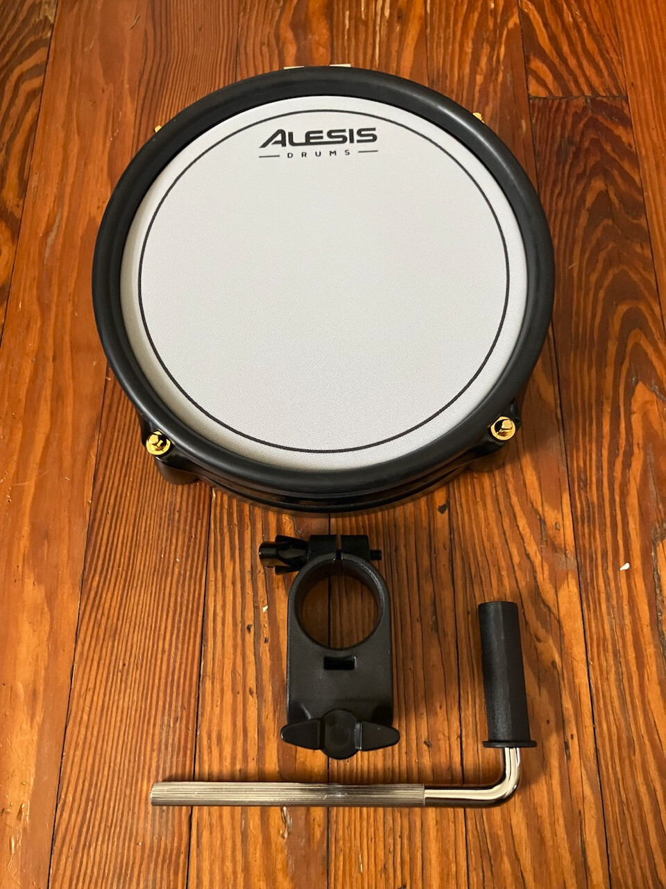 Alesis 8" Mesh Drum Pad (Black & White) w/Clamp NEW Command SE Surge (2 Zone)