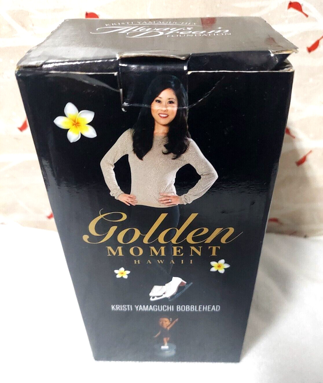 Kristi Yamaguchi Golden Moment Hawaii Bobblehead New in open box