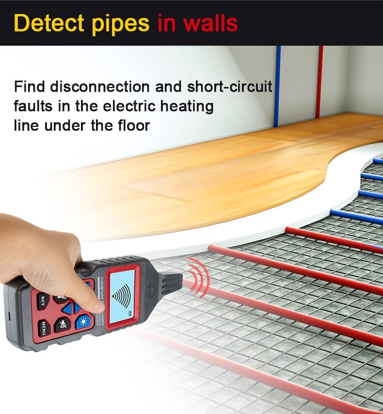 NF-826 Locator Wire Tracker Detection Wall Electrical Underground Cable Tester