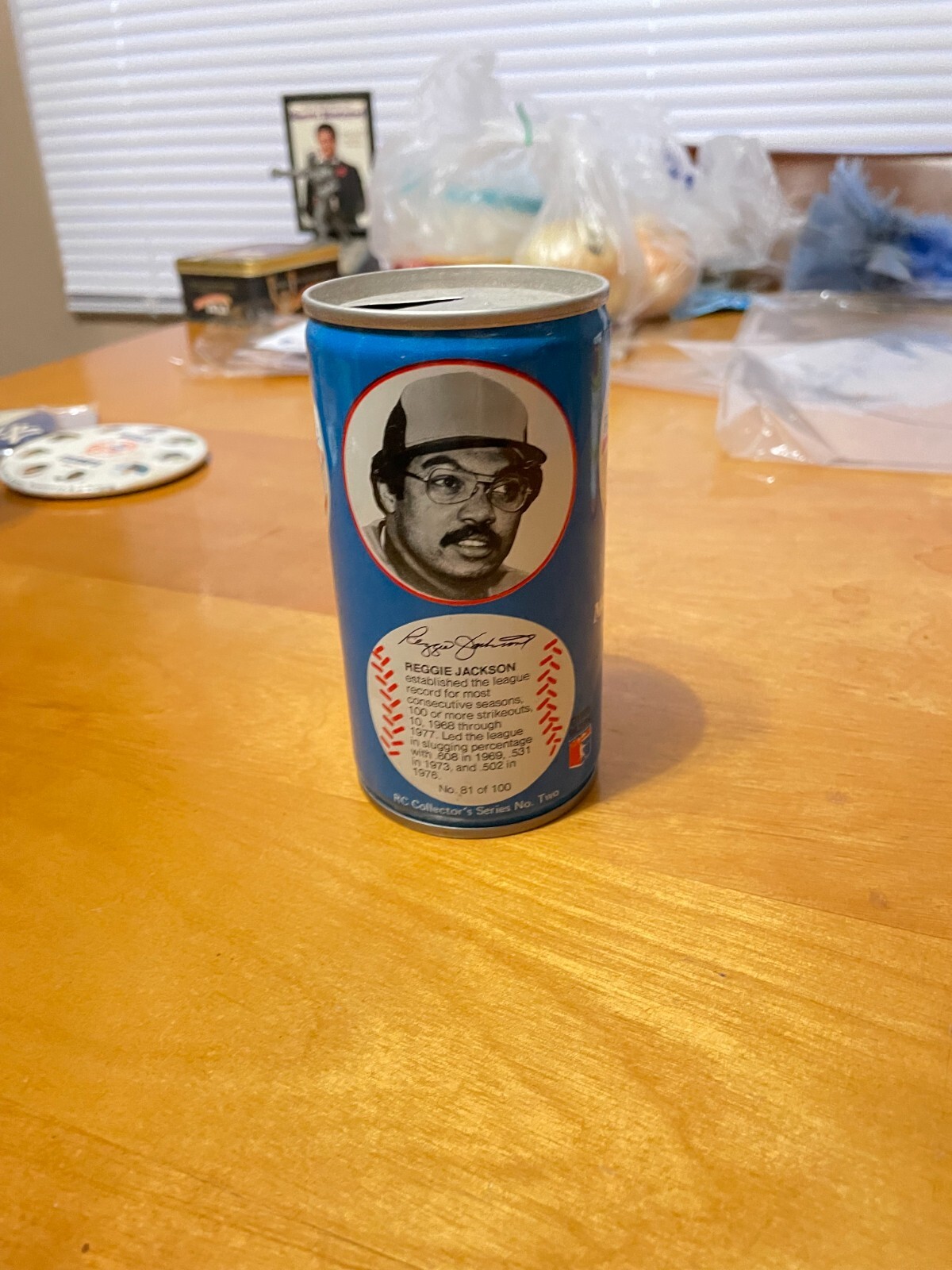 1978 Royal Crown  Cola Collector Series 2,   REGGIE JACKSON, NY Yankees HOF