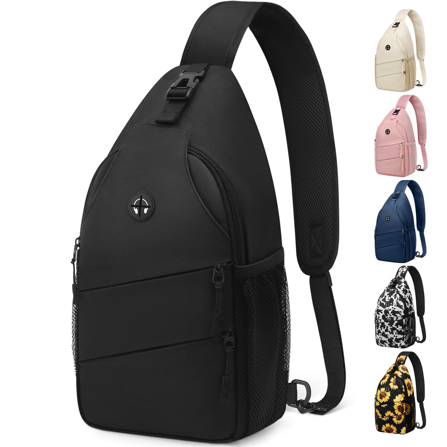 Pritent Crossbody Bags for Women Men Trendy Sling Bag Bakpack Casual Chest Ba...