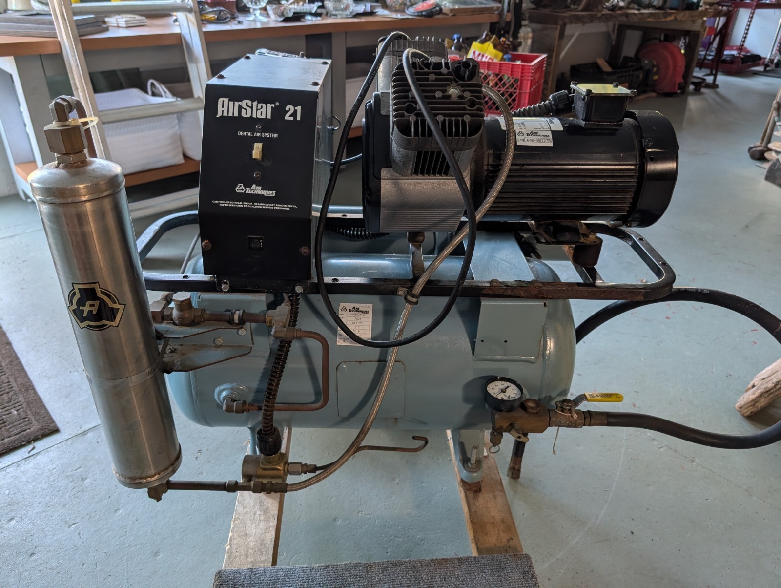 Air Techniques AirStar 21 Dental Oil-Free Air Compressor System