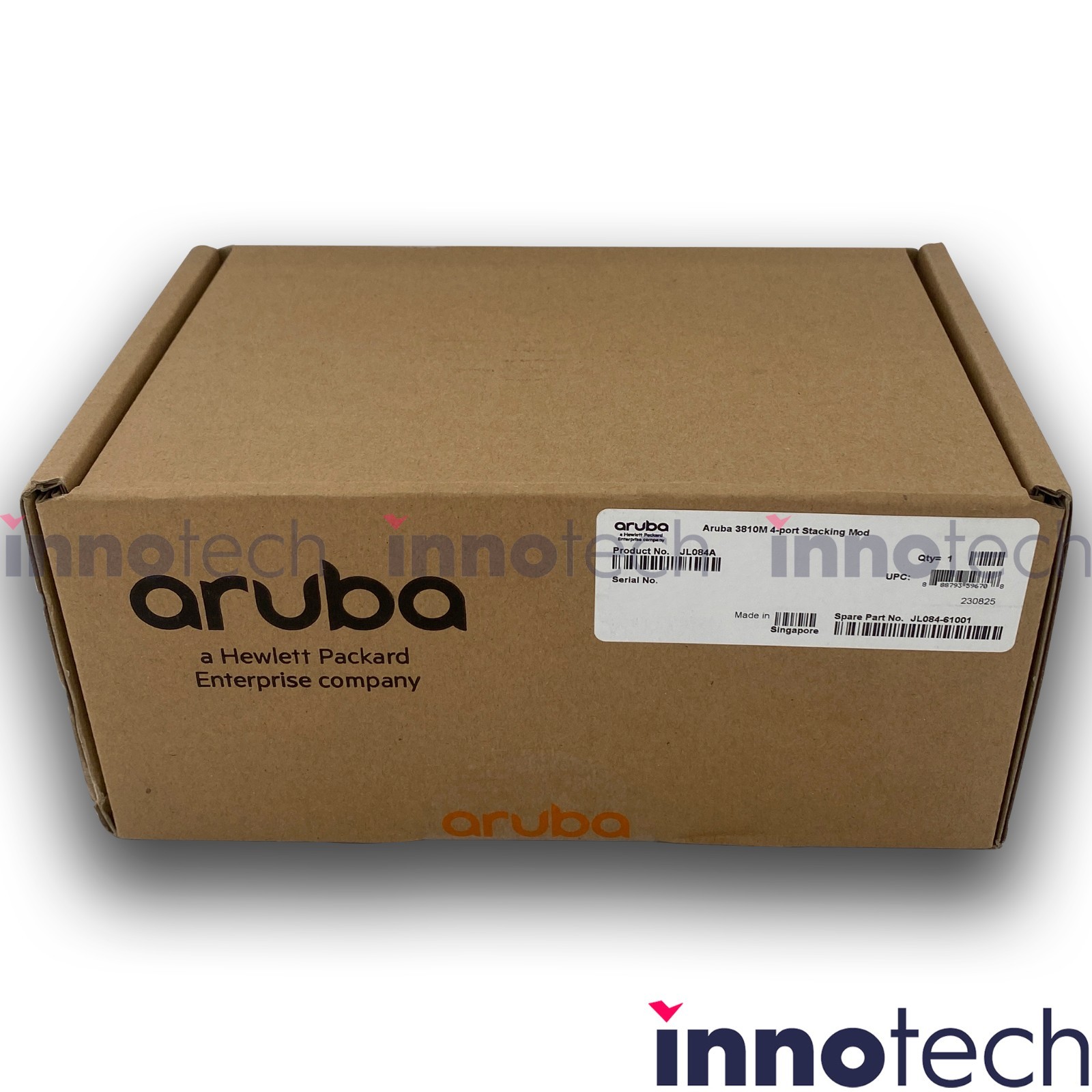 HPE JL084A Aruba 3810M 4-Port Stacking Module New Sealed