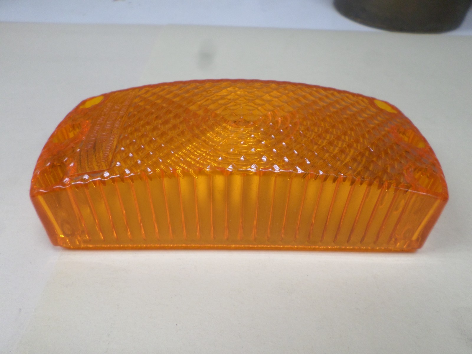 NOS Weldon 2030 Lamp Lens amber 6" x 2-1/2" No Original Packaging