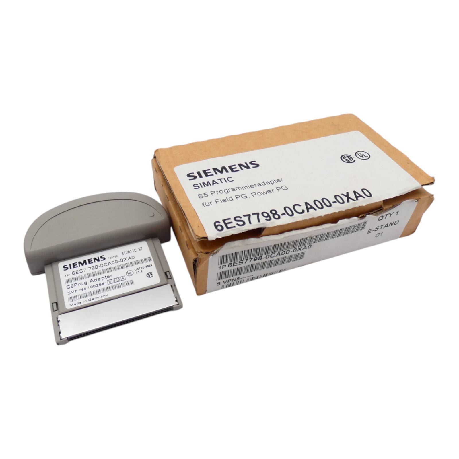 Siemens SIMATIC 6ES7798-0CA00-0XA0 E:01 S5 Programming Adapter -Unused/Original Packaging-