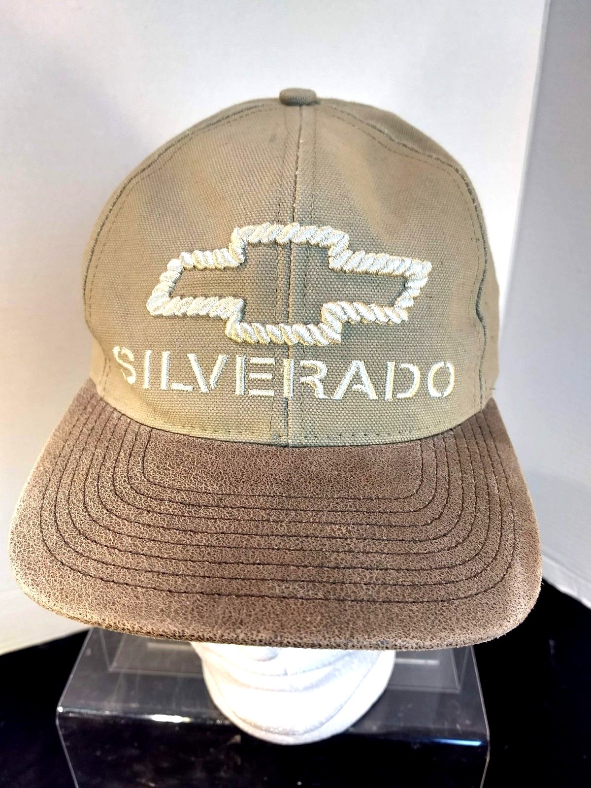 Silverado Chevy baseball hat/cap raised embroidered rope emblem RARE NWOTS