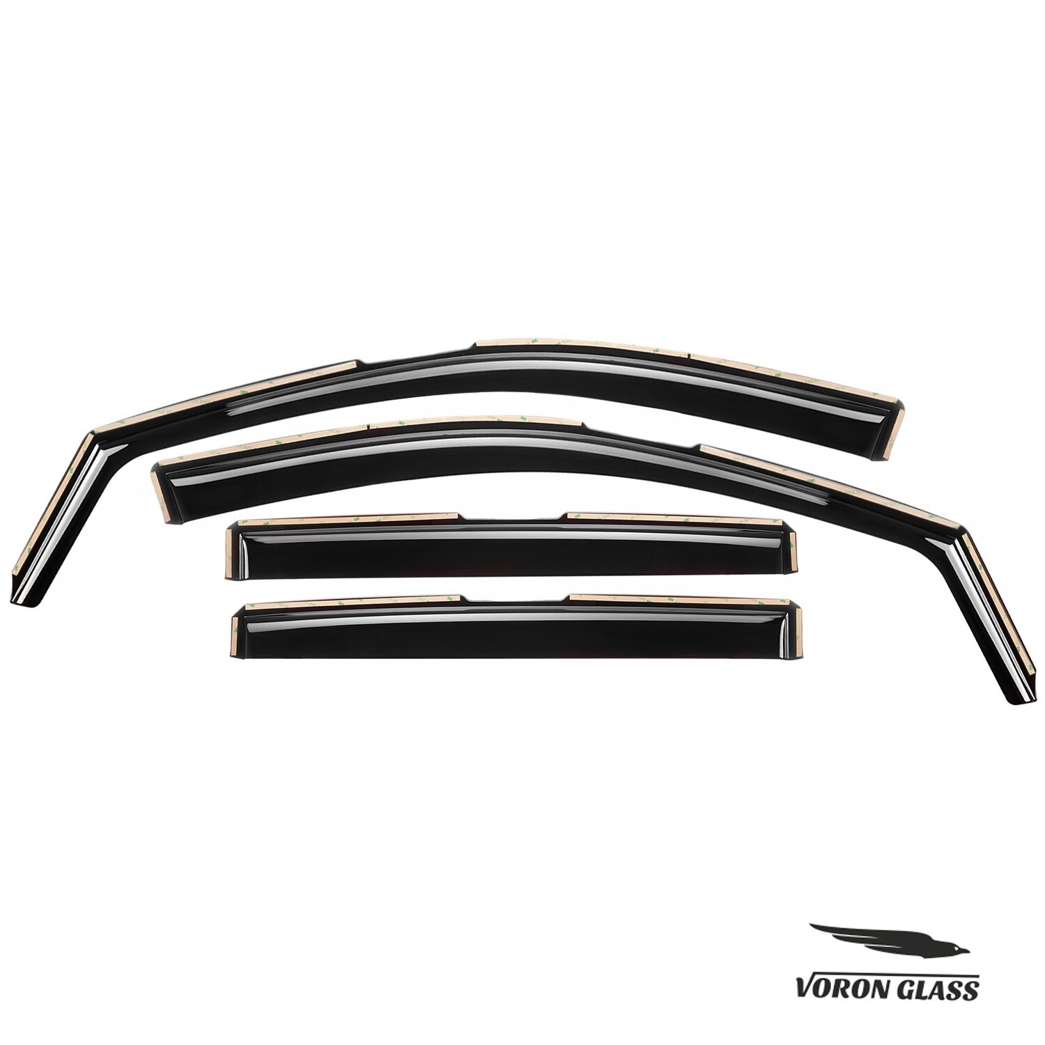 Rain Guards Vent Visors Shade for 2019-2023 Ford Ranger SuperCrew