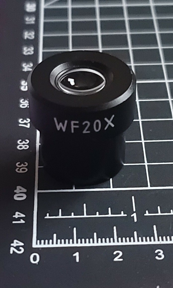 AMSCOPE WF 20X (WF20X) MICROSCOPE EYEPIECE 23MM *NEW*