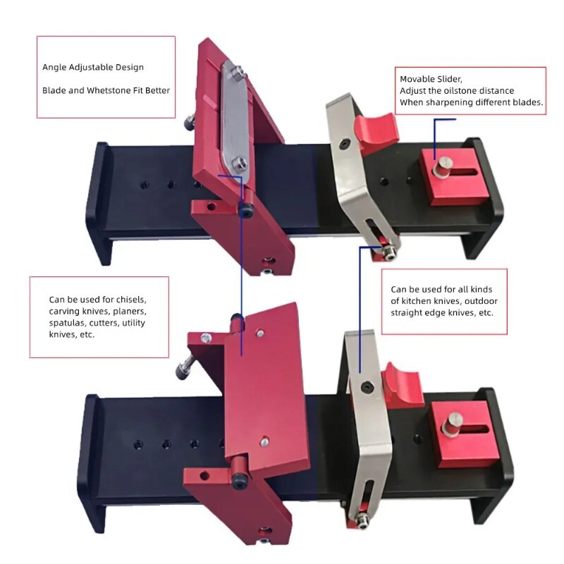 Multifunction Fixed Angle Sharpening Frame Adjustable Sharpener Whetstone