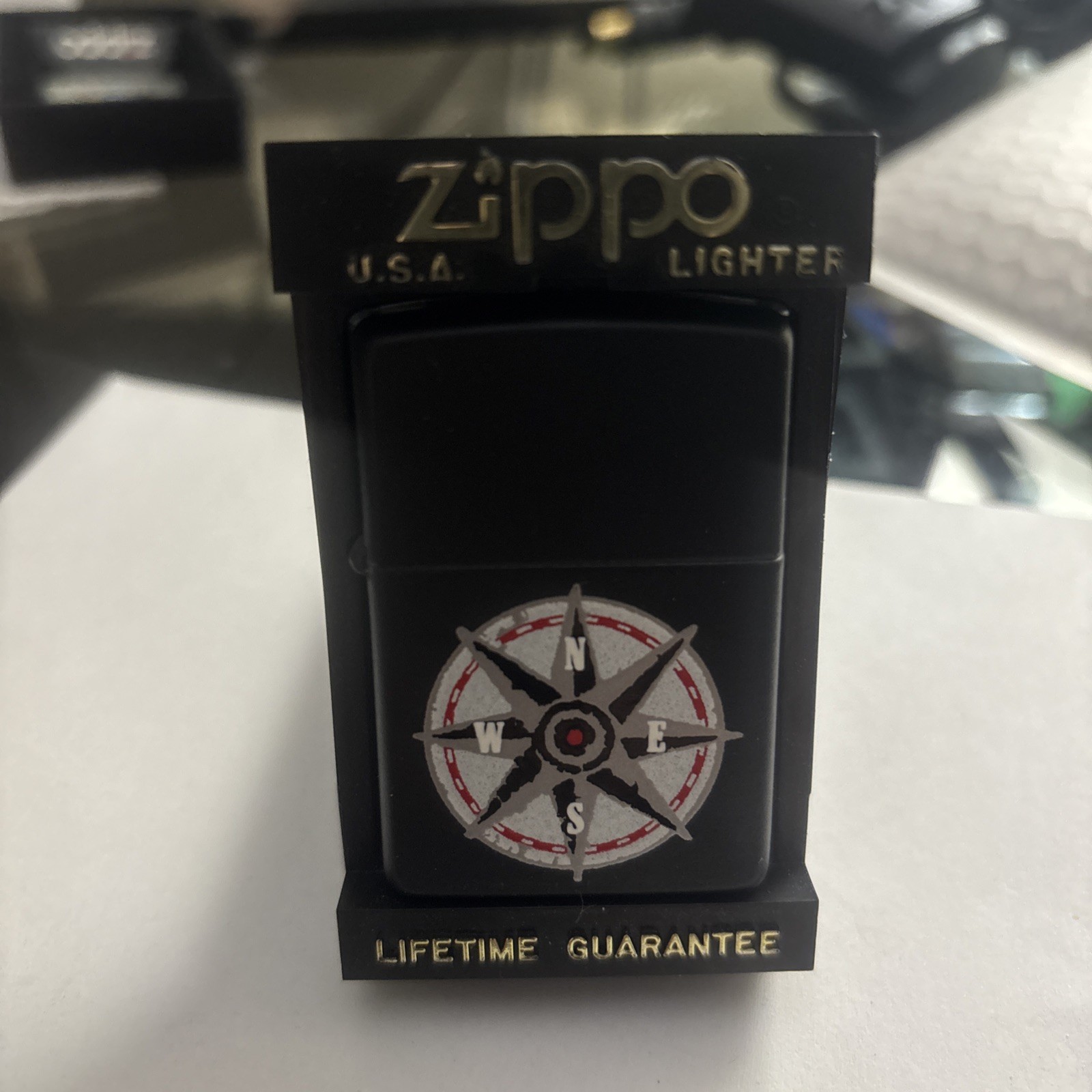 Zippo Marlboro Miles Compass Lighter 1990's NEW