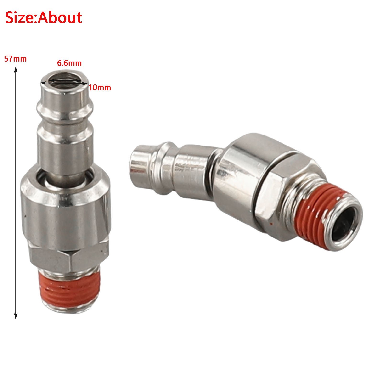 Industrial Quality 14 NPT Quick Connectors with Full Range of Hose Mobility