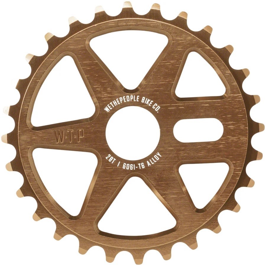 WE THE PEOPLE BMX LOGIC BICYCLE SPROCKET BRONZE