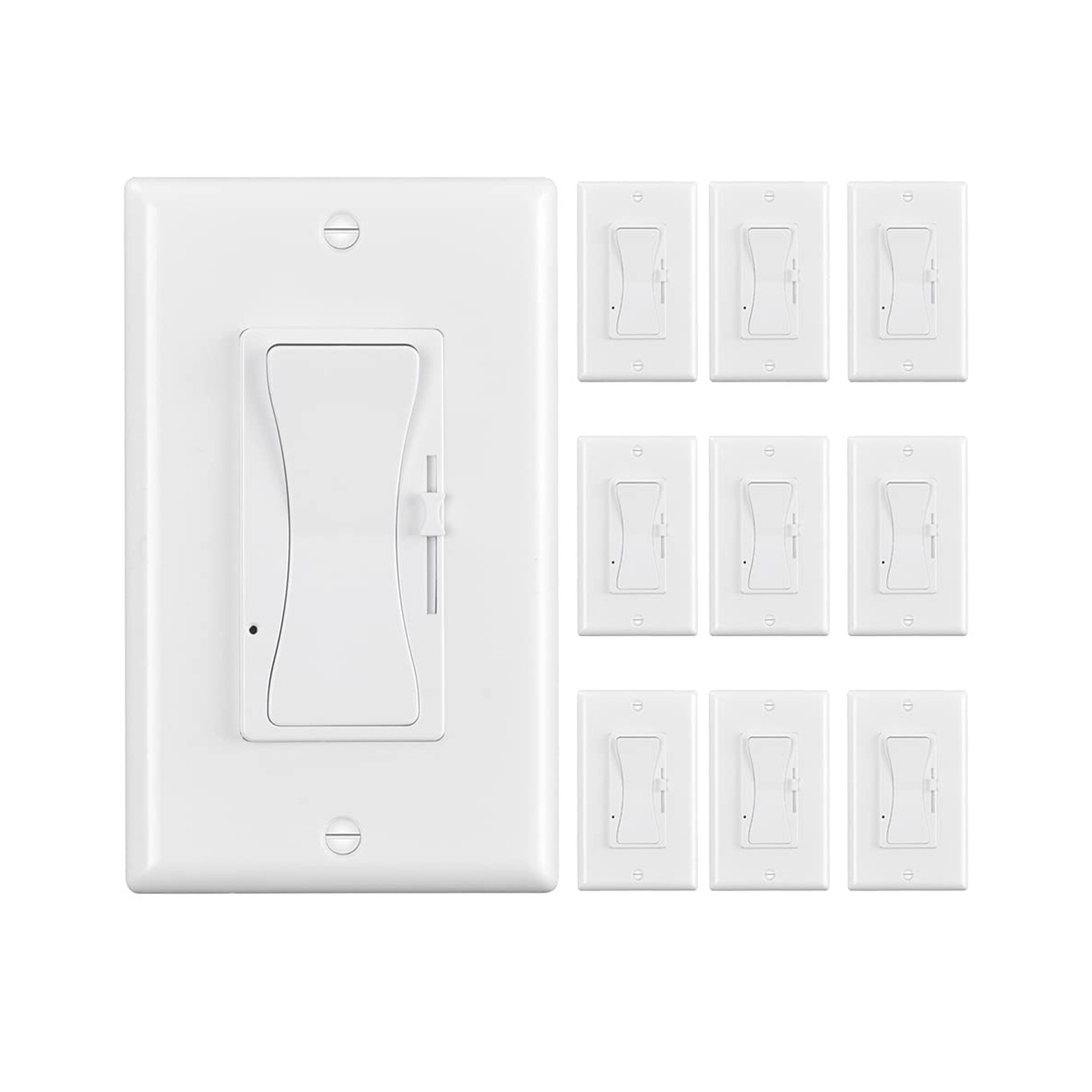0-10V LED Dimmer Switch, Low Voltage Dimmer Switch for Dimmable LED Lights, C...