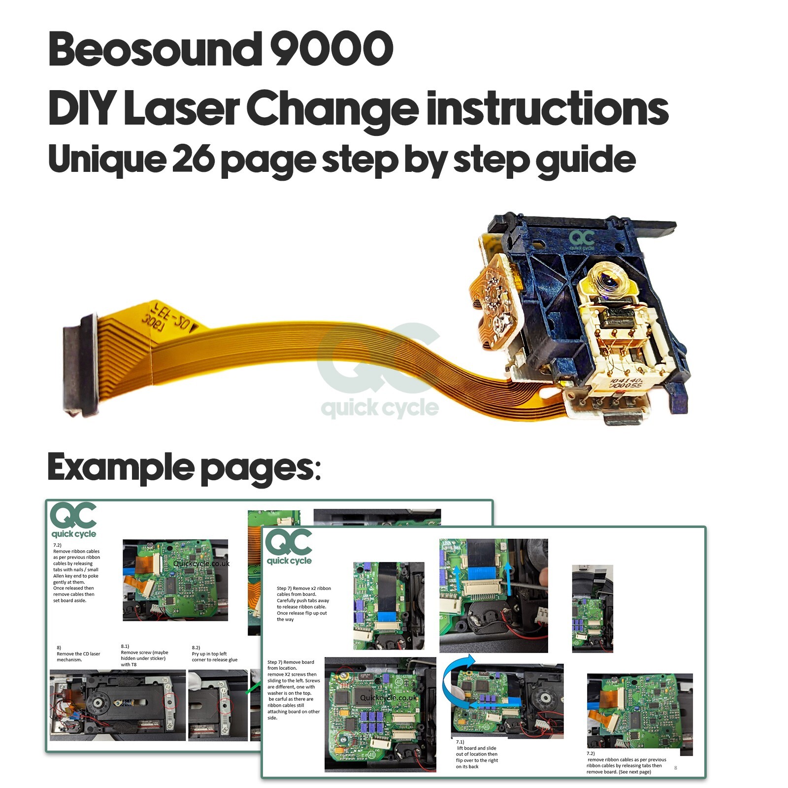 FULL Laser change instructions - Beosound 9000