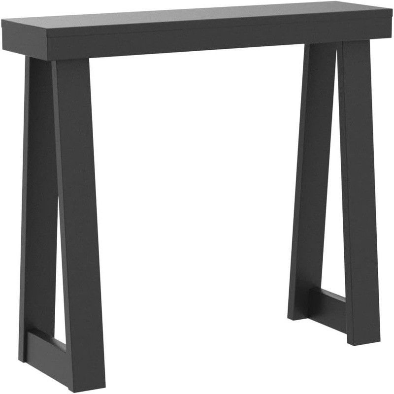Solid Pine Console Table Entryway Accent Furniture Easy Assembly Durable Design