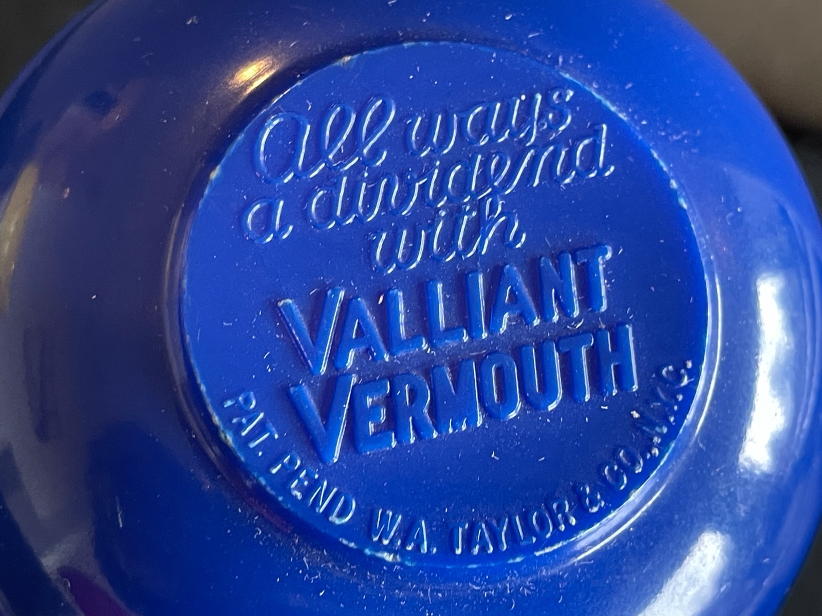 3 Valliant Vermouth Cocktail Shakers, 1950's , Beehive Shape, W. A. Taylor & Co.