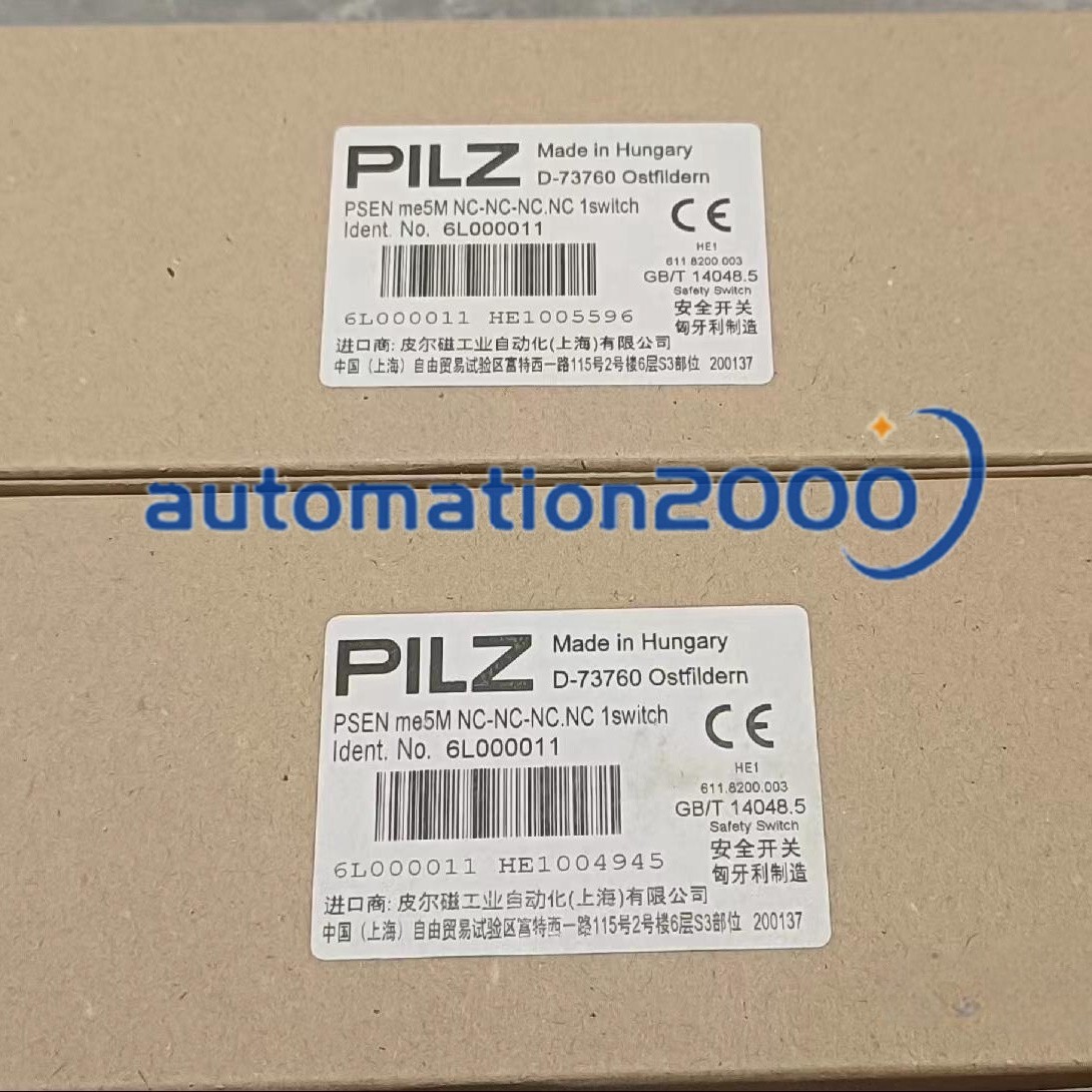 1PC NEW IN BOX PILZ 6L000011 Safety door switch PSEN ME5M NC-NC.NC 1SWITCH