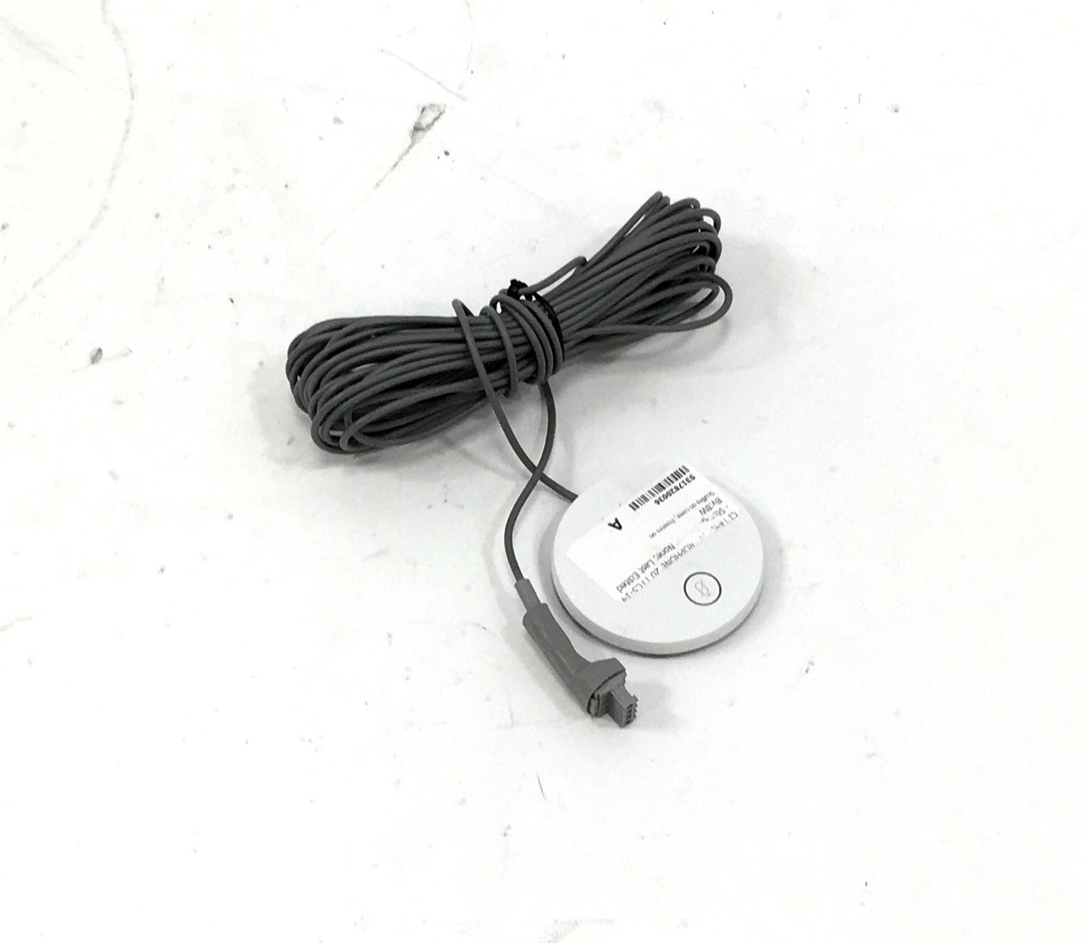 LOT OF 2 Cisco WebEx TTC5-14 Conference Table Microphone w/ Euro Block Style
